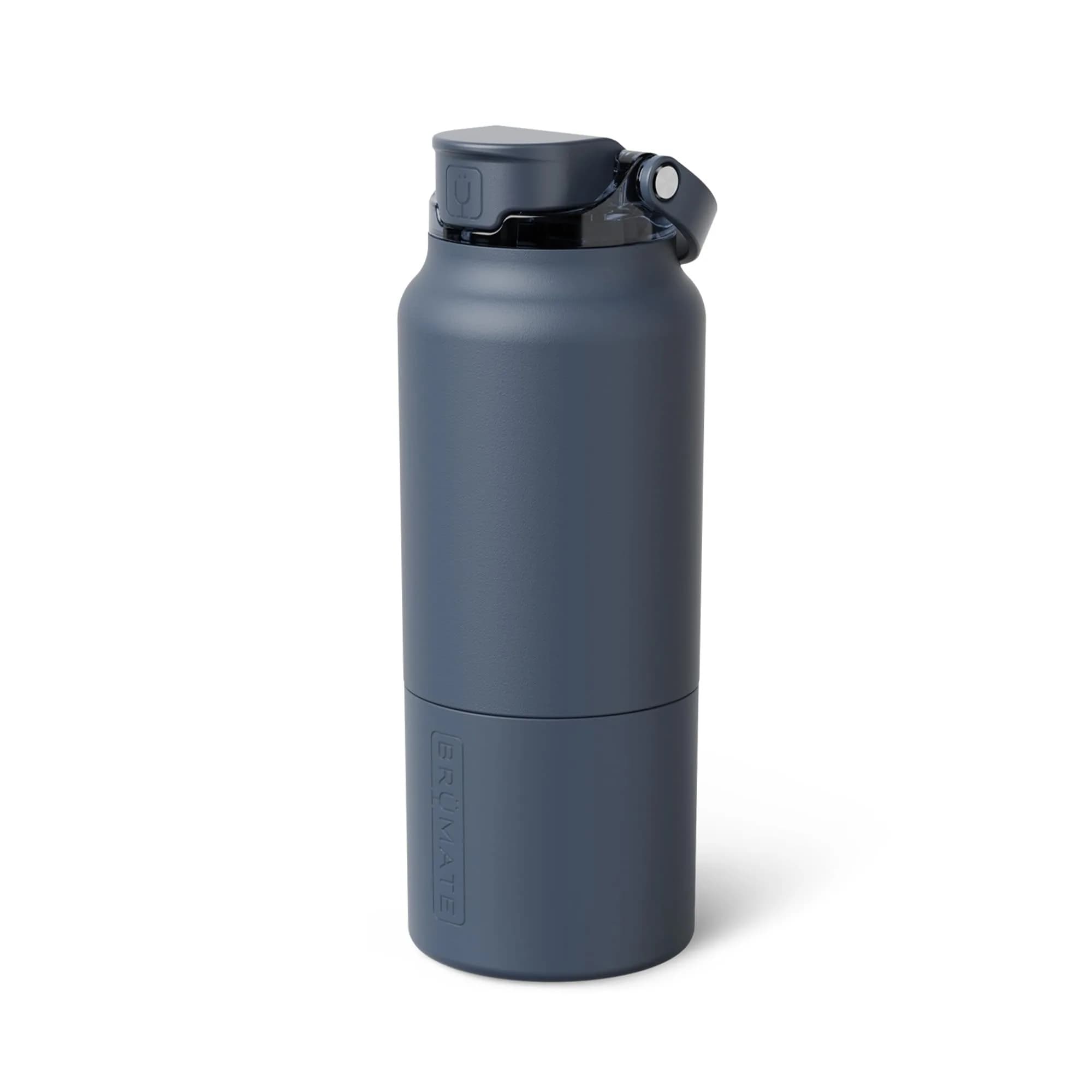 BrüMate Rise 35oz Insulated Water Bottle With Leakproof Straw Lid | 1000ml (35oz) | Nightfall Blue — Nightfall Blue