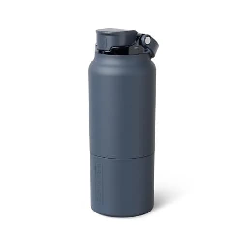 BrüMate Rise 35oz Insulated Water Bottle With Leakproof Straw Lid | 1000ml (35oz) | Nightfall Blue thumbnail 1