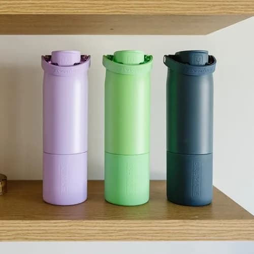 BrüMate Rise 35oz Insulated Water Bottle With Leakproof Straw Lid | 1000ml (35oz) | Nightfall Blue thumbnail 5