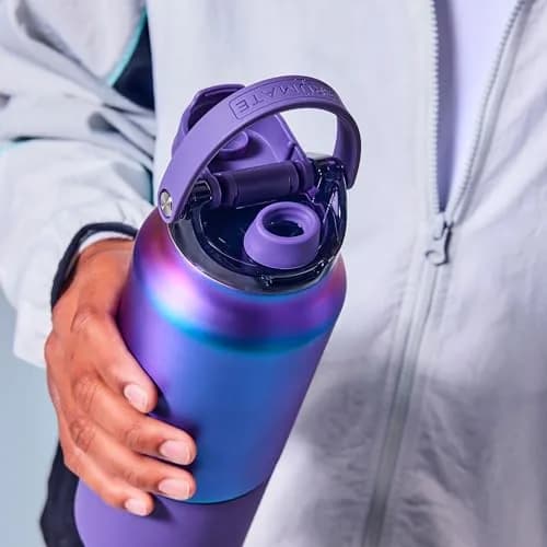 BrüMate Rise 35oz Insulated Water Bottle With Leakproof Straw Lid | 1000ml (35oz) | Nightfall Blue thumbnail 6