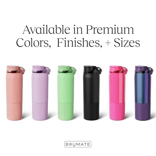 BrüMate Rise 35oz Insulated Water Bottle With Leakproof Straw Lid | 1000ml (35oz) | Nightfall Blue thumbnail 2