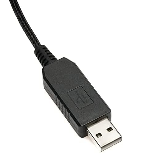 CRJ 12V Step-Up USB Fan Power Adapter Cable 12-inch Black Sleeved | Full Fan Speed for 3/4-Pin Fans thumbnail 5