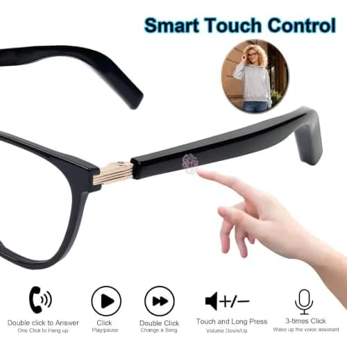 XOOMEER AI Smart Glasses with Translation & Photochromic Lenses | Bluetooth Audio, Waterproof thumbnail 8