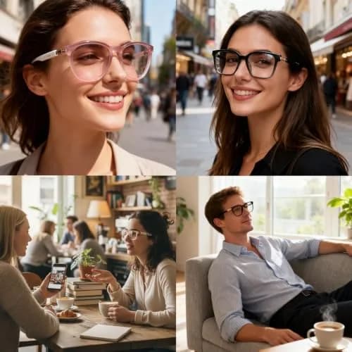XOOMEER AI Smart Glasses with Translation & Photochromic Lenses | Bluetooth Audio, Waterproof thumbnail 9