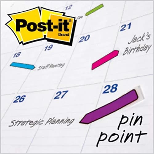 Post-it Arrow Flags 0.47 in. x 1.7 in. 2304 Total Flags | Assorted Bright Colors thumbnail 7