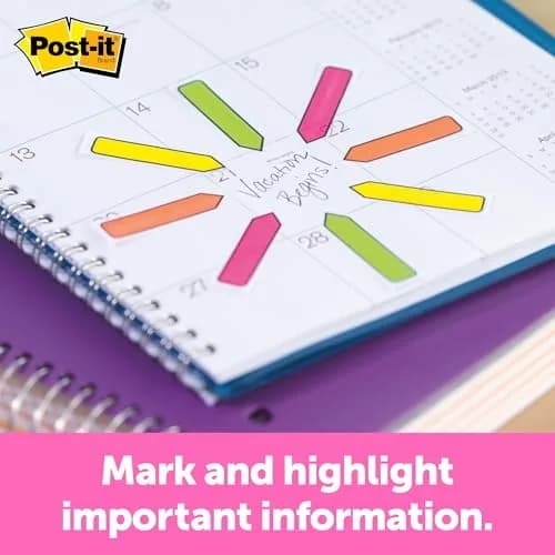 Post-it Arrow Flags 0.47 in. x 1.7 in. 2304 Total Flags | Assorted Bright Colors thumbnail 3