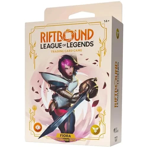 Jasco Games Riftbound: League of Legends TCG Spiritforged - Fiora Champion Deck 5.1 x 7.1 x 1.4 inches | Powerful Board Boosts thumbnail 4