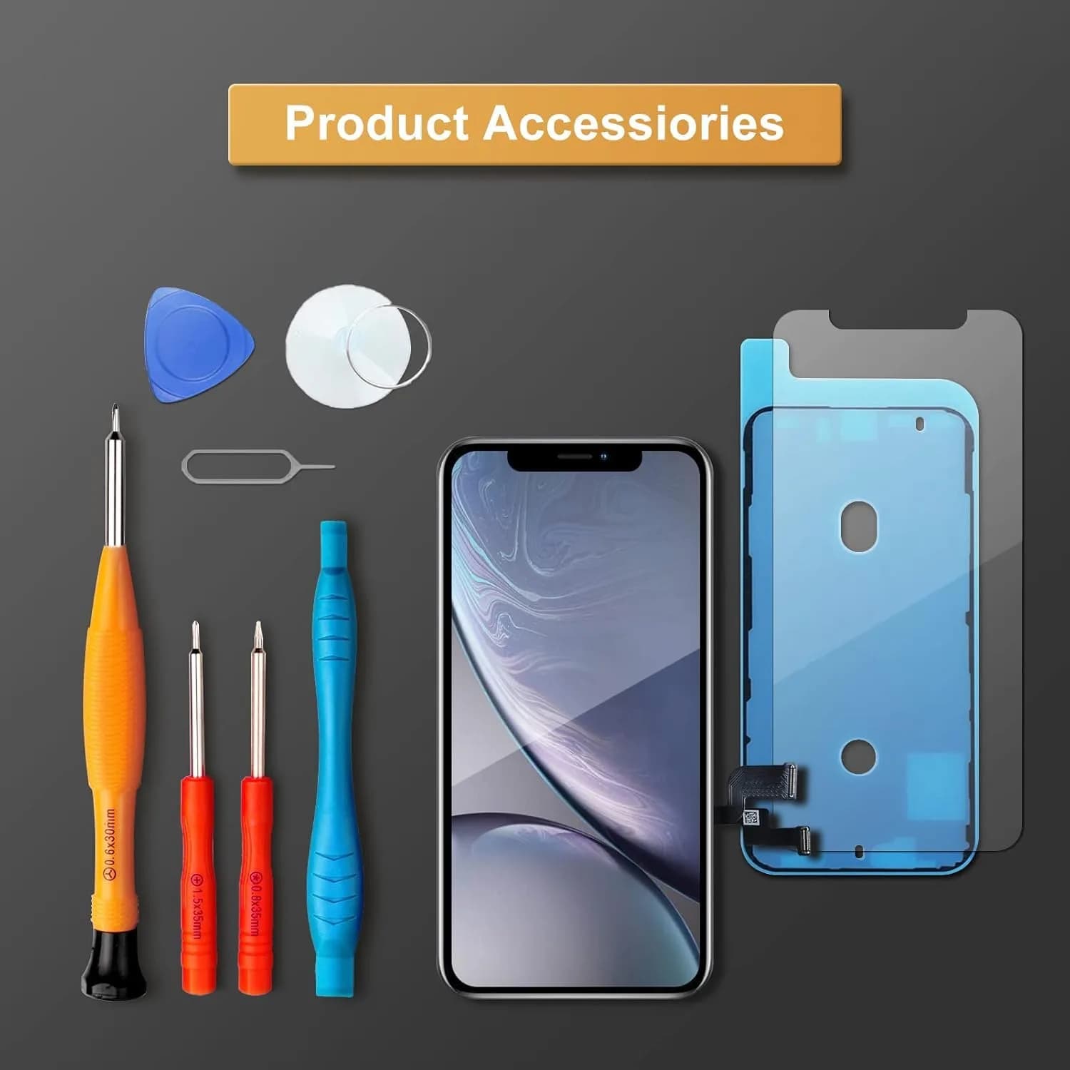 LL TRADER iPhone Xs MAX 6.5" LCD Screen Replacement with Repair Kit | High-Quality Retina Display - view 6