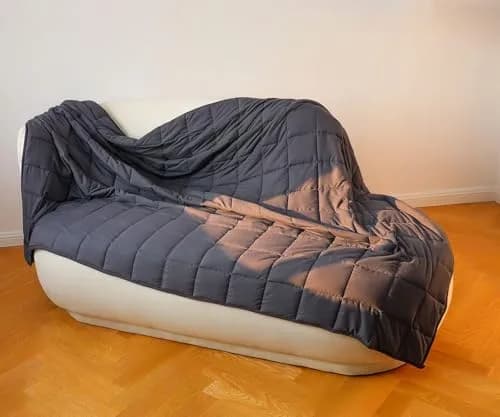 HOELLL Weighted Blanket 10lbs 48"x72" | Full Size for Adults, Breathable Cotton thumbnail 6
