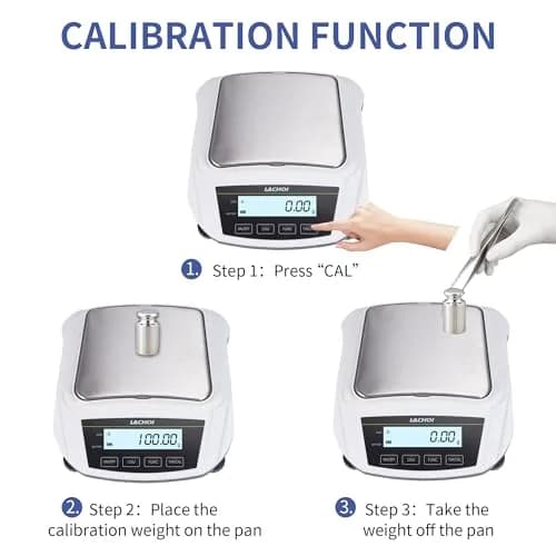 LACHOI Lab Scale 0.01g*5000g | Precision Laboratory Balance with LCD Display thumbnail 5