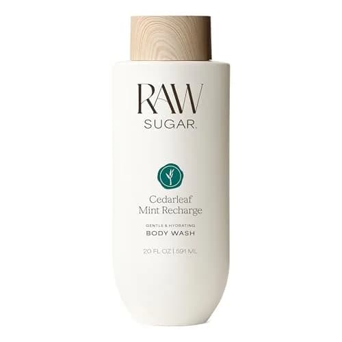 RAW SUGAR Body Wash Rosemary Mint 20 fl oz | Moisturizing, Organic Extracts, All Skin Types thumbnail 1