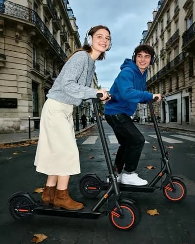 NAVIC Electric Scooter for Adults, 19 MPH, 28 Miles Range, 11" Tires, Dual Suspension, APP Control | UL Certified thumbnail 9