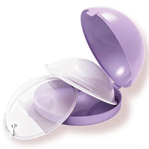 Zdolmy Breast Shells for Breastfeeding, Upgrade Purple, 2 Count | Protect Sore Nipples - main product image