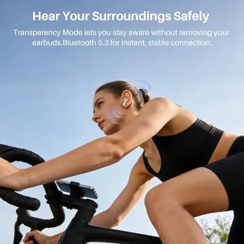 TOZO Hybrid Active Noise Cancelling In Ear Wireless Earbuds | 68H Playtime, IPX8 Waterproof thumbnail 8