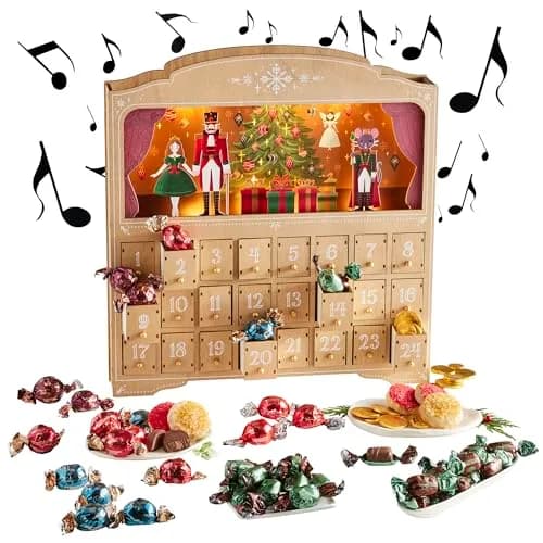 Harry & David Limited Edition 24 Days Of Treats Advent Calendar Gift Basket | Nutcracker Scene & Chocolates (Full Size) thumbnail 2