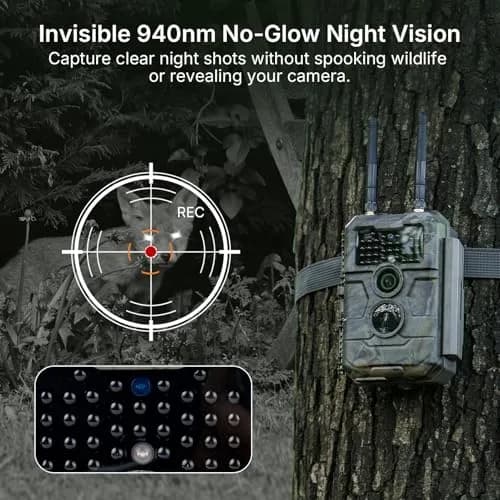GardePro E6 2.0 WiFi Trail Camera 4K Video 64MP Dual Antennas | Outdoor Wildlife Monitoring thumbnail 5