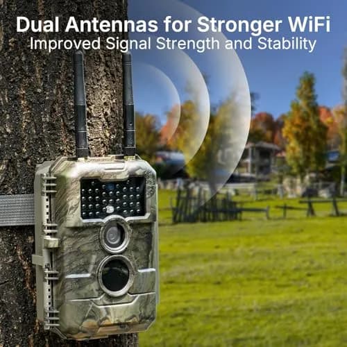 GardePro E6 2.0 WiFi Trail Camera 4K Video 64MP Dual Antennas | Outdoor Wildlife Monitoring thumbnail 2