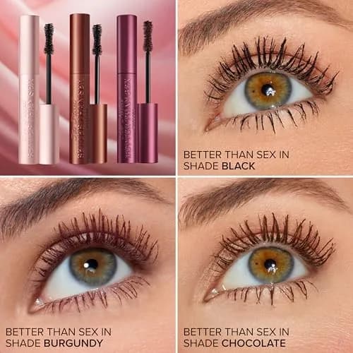 Too Faced Better Than Sex Mascara 0.27 Fl Oz | Vegan, Cruelty-Free, Dramatic Length & Volume thumbnail 3