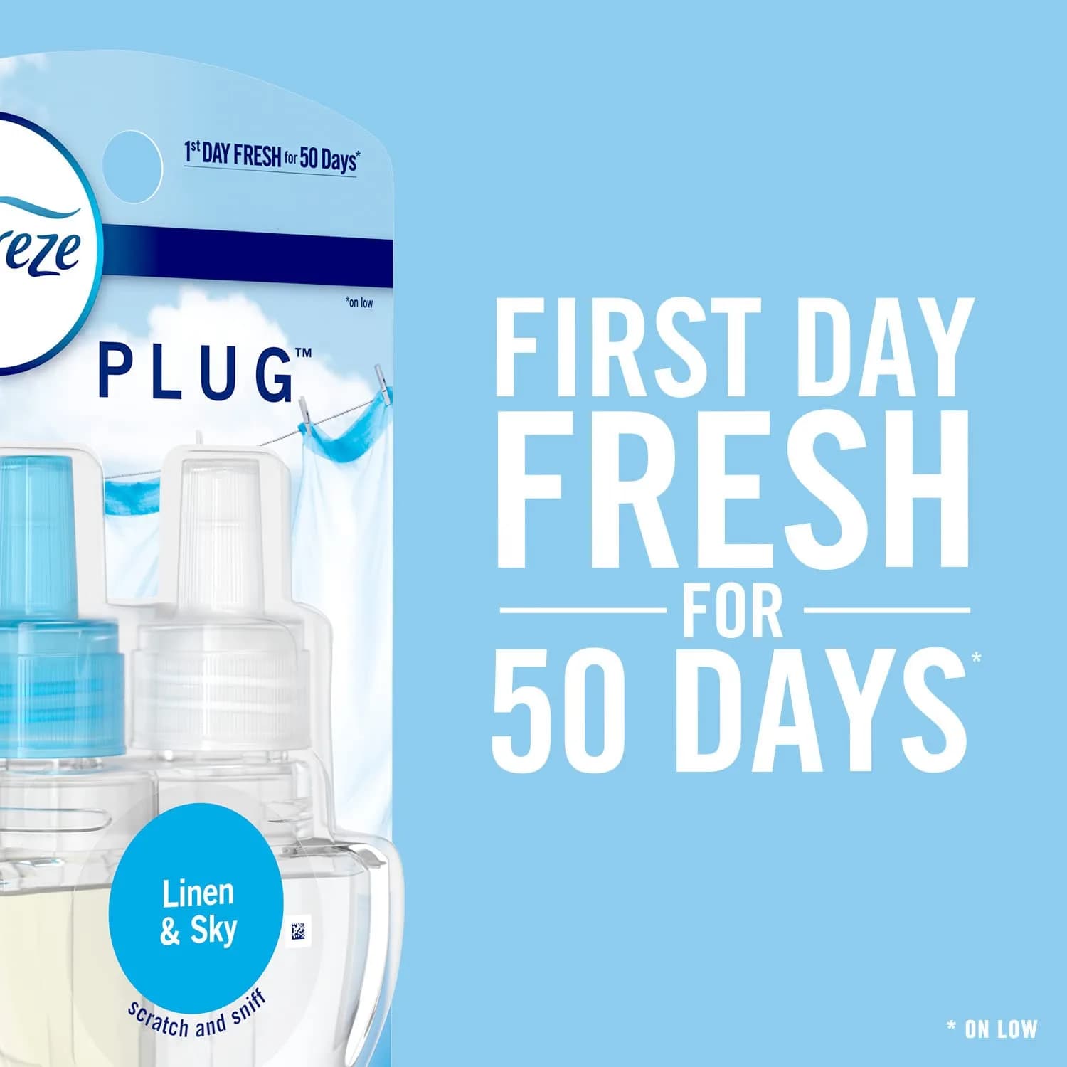 Febreze Plug In Air Freshener Starter Kit Gain Original Scent (1 Unit) | Odor Fighting - view 3
