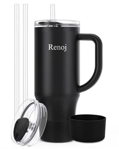 Renoj Insulated Mug 32 oz | Spill-Resistant Water Bottle for Hot & Cold Drinks thumbnail 1