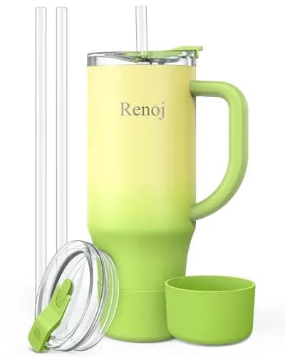 Renoj Insulated Mug 40 oz | Leak Proof Water Bottle for Hot & Cold Drinks (120 chars) thumbnail 1