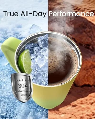 Renoj Insulated Mug 40 oz | Leak Proof Water Bottle for Hot & Cold Drinks (120 chars) thumbnail 5