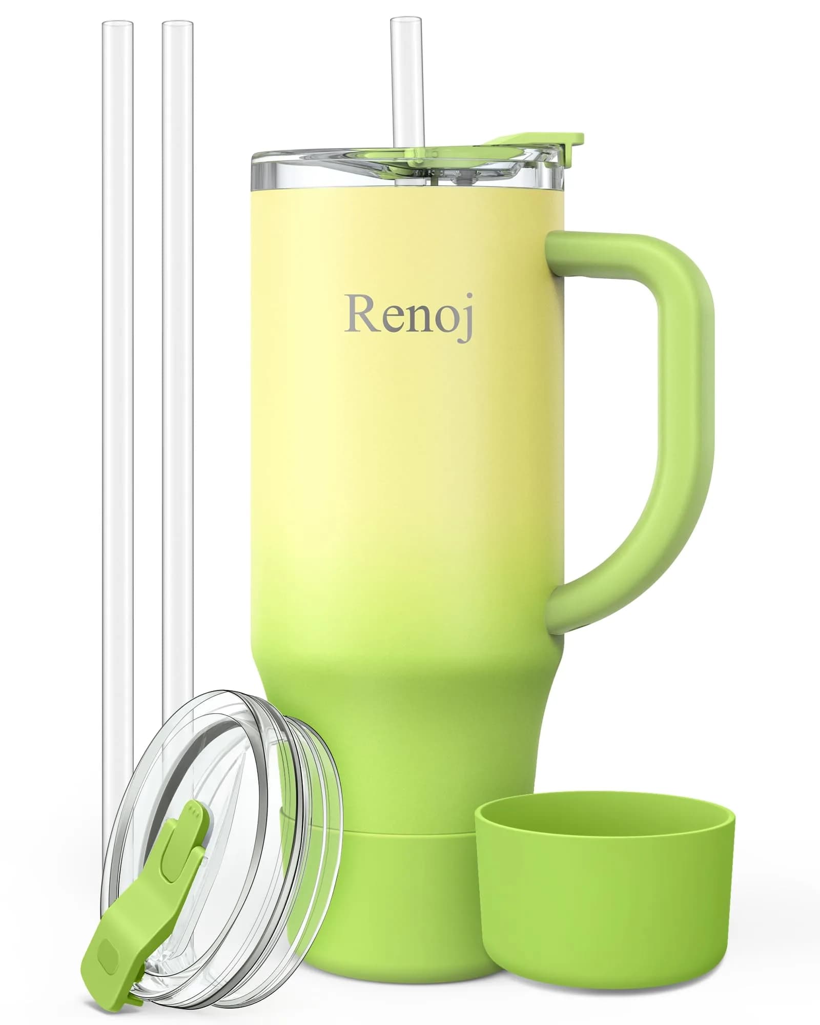 Renoj Insulated Mug 40 oz | Leak Proof Water Bottle for Hot & Cold Drinks (120 chars)
