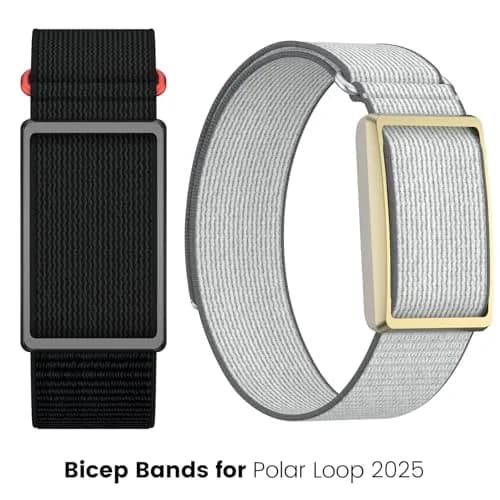 BlikWyt Nylon Armband for Polar Loop & Visible Tracker | Black, 23mm (0.9in) thumbnail 2