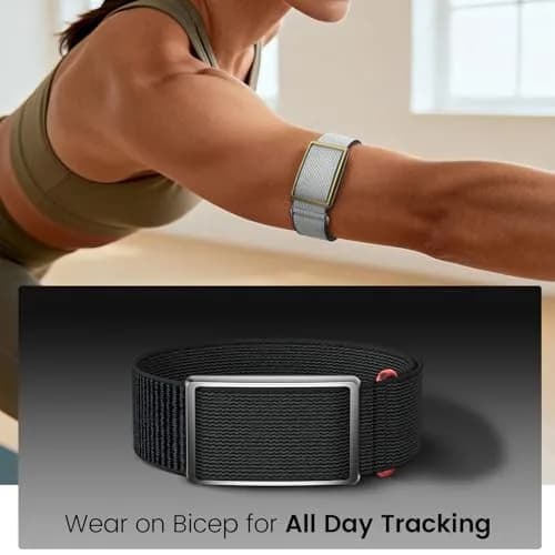 BlikWyt Nylon Armband for Polar Loop & Visible Tracker | Black, 23mm (0.9in) thumbnail 3