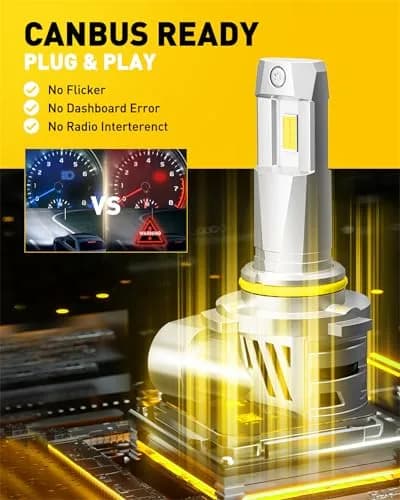 AUXITO 9005/9006 LED Headlight Bulbs 150,000LM 6500K White | Pack of 4 thumbnail 7