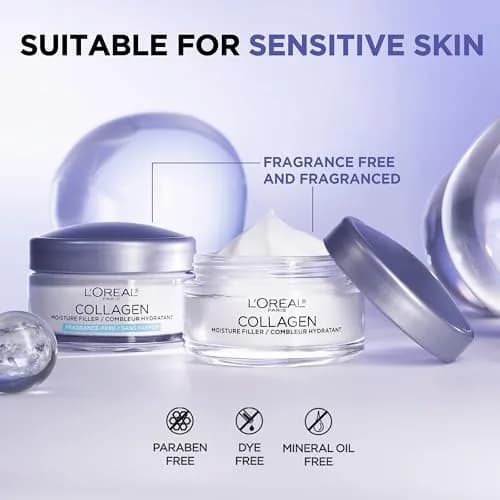 L'Oreal Paris Collagen Daily Face Moisturizer, Anti-Aging Cream 50ml (1.7 Fl Oz) | Reduces Wrinkles, Hydrates Skin thumbnail 5