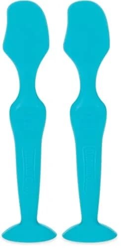 Dr. Talbot's Silicone Diaper Cream Brush with Suction Base, Aqua | Gentle, Mess-Free Application for Baby Skin thumbnail 1
