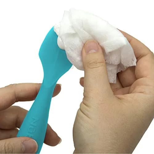 Dr. Talbot's Silicone Diaper Cream Brush with Suction Base, Aqua | Gentle, Mess-Free Application for Baby Skin thumbnail 4