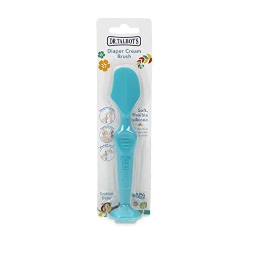Dr. Talbot's Silicone Diaper Cream Brush with Suction Base, Aqua | Gentle, Mess-Free Application for Baby Skin thumbnail 5