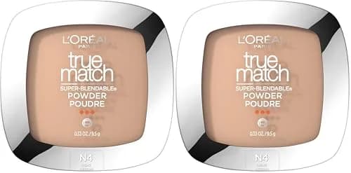 L'Oreal Paris True Match N4 Light Medium Super Blendable Oil-Free Powder Foundation (2 Pack) thumbnail 1