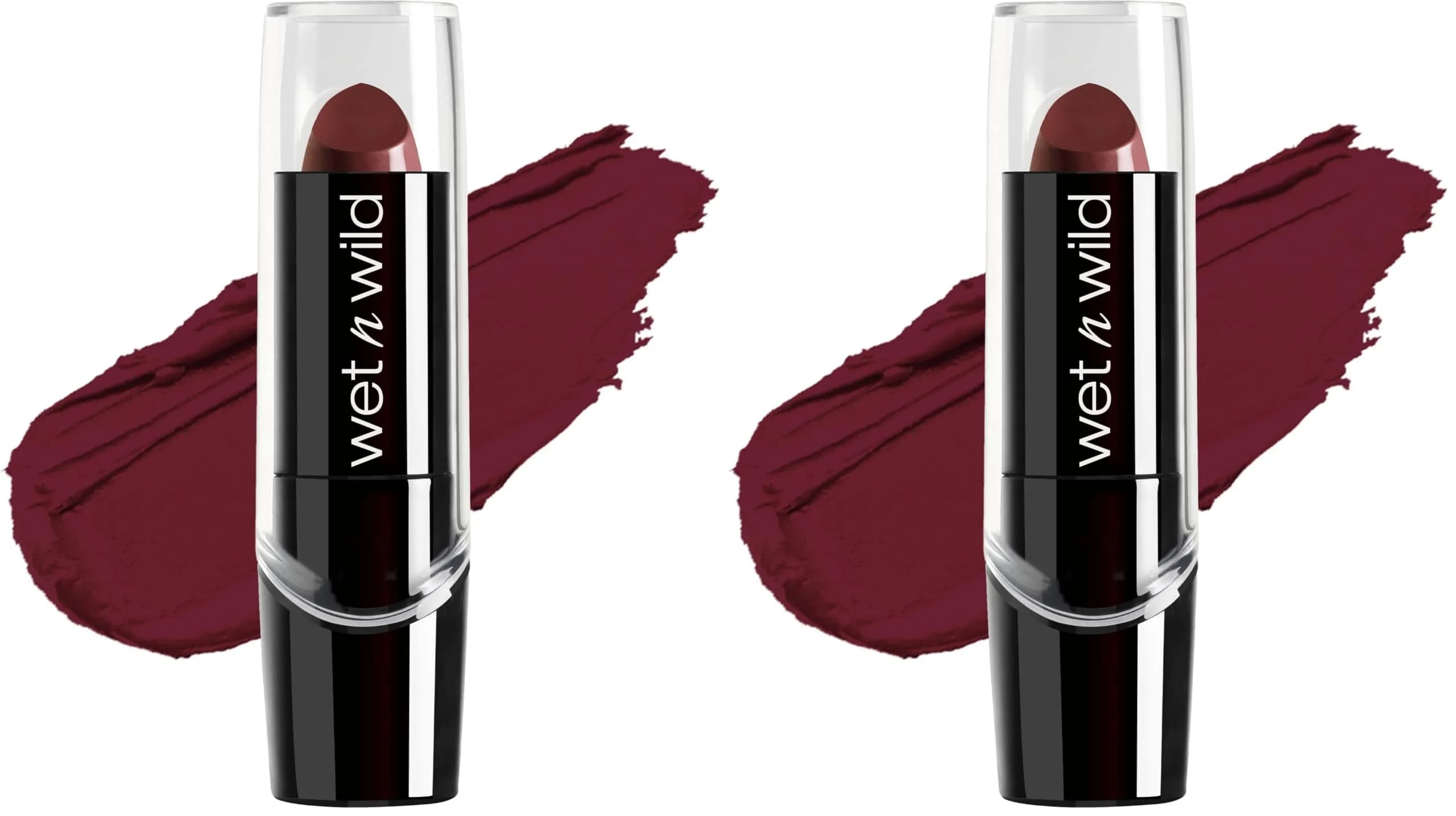 wet n wild Silk Finish Lipstick in Dark Wine - Hydrating, Rich & Buildable Lip Color - main product image
