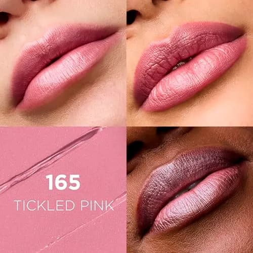 L'Oreal Paris Colour Riche Original Creamy Hydrating Satin Lipstick Tickled Pink (Pack of 2) | 2.6ml (0.13 Fl Oz) thumbnail 2