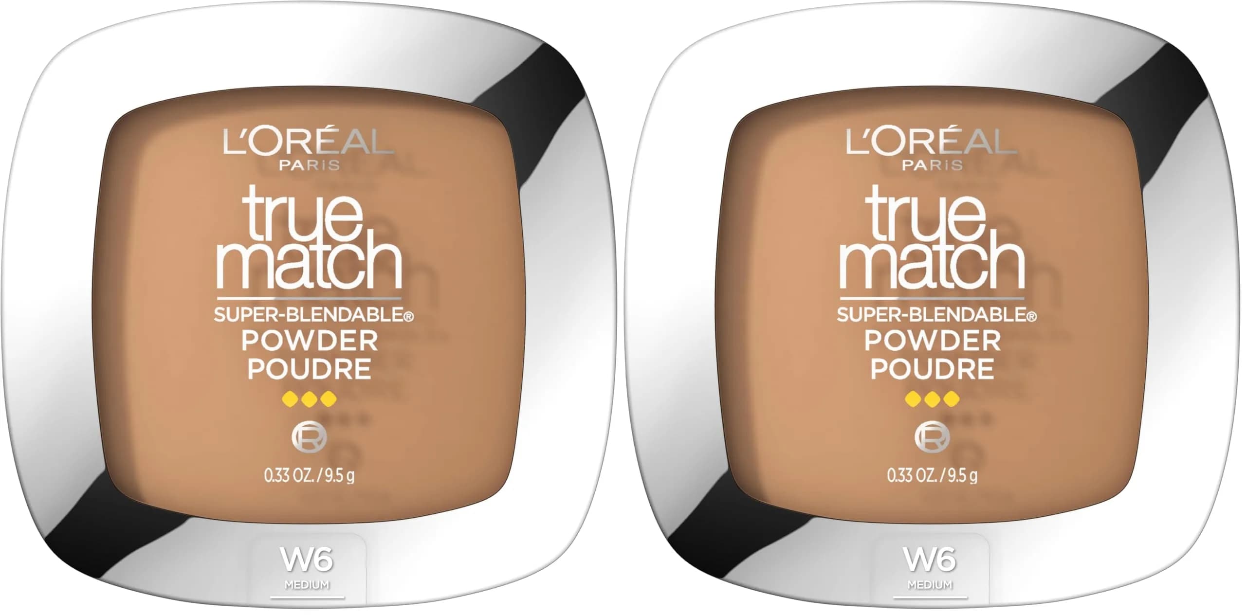 L'Oreal Paris True Match Super Blendable W6 Medium Oil-Free Powder Foundation - main product image