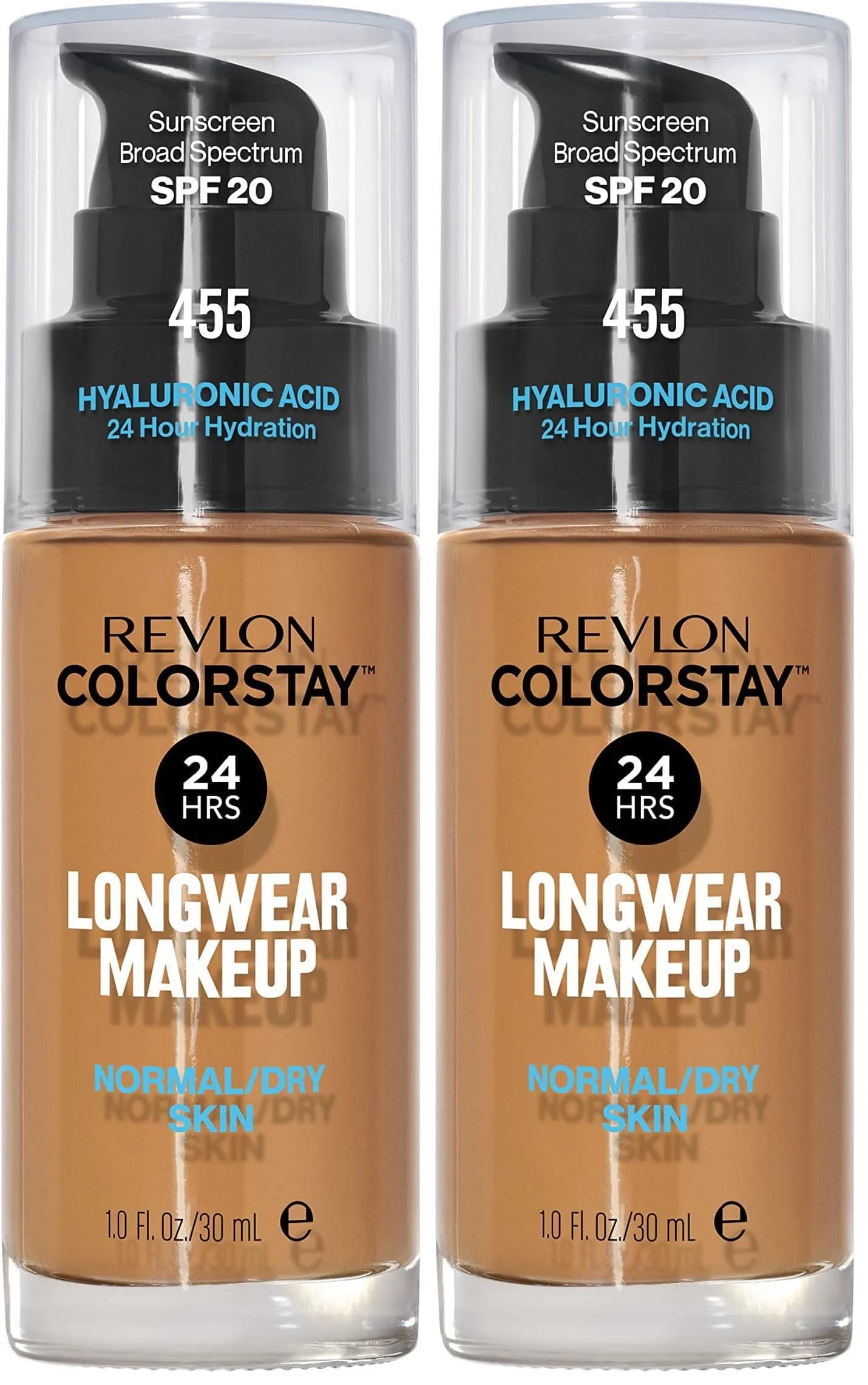 REVLON ColorStay 455 Honey Beige Longwear Makeup for Normal/Dry Skin, 30ml with SPF 20 - main product image