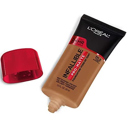 L'Oreal Paris Infallible Pro-Matte Liquid Foundation Nutmeg 1 fl oz (29.57 ml) (Pack of 2) | Full Coverage Longwear thumbnail 2