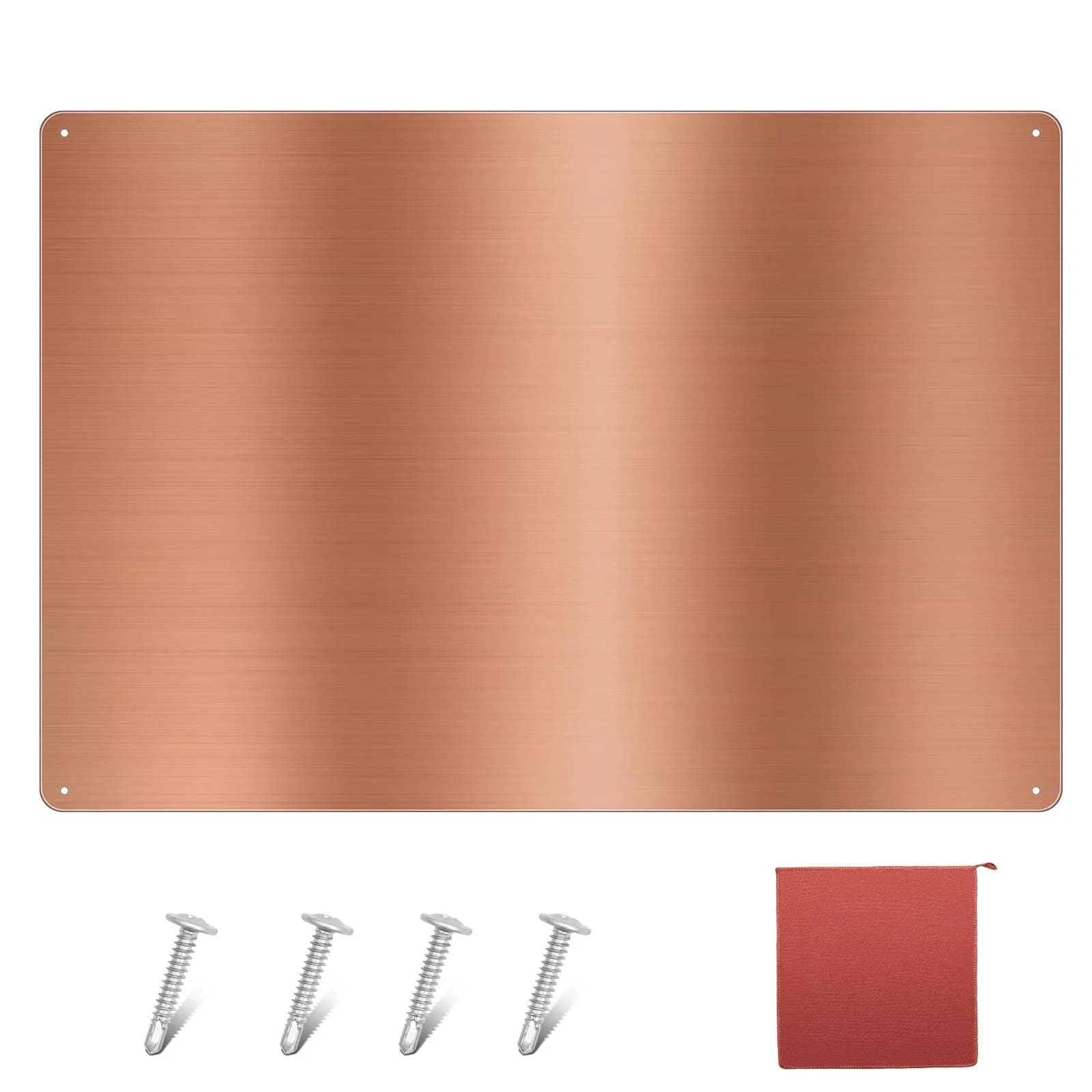 Yaocom 24x36 Inch Copper Stainless Steel Backsplash for Kitchen Wall | Easy Install & Clean
