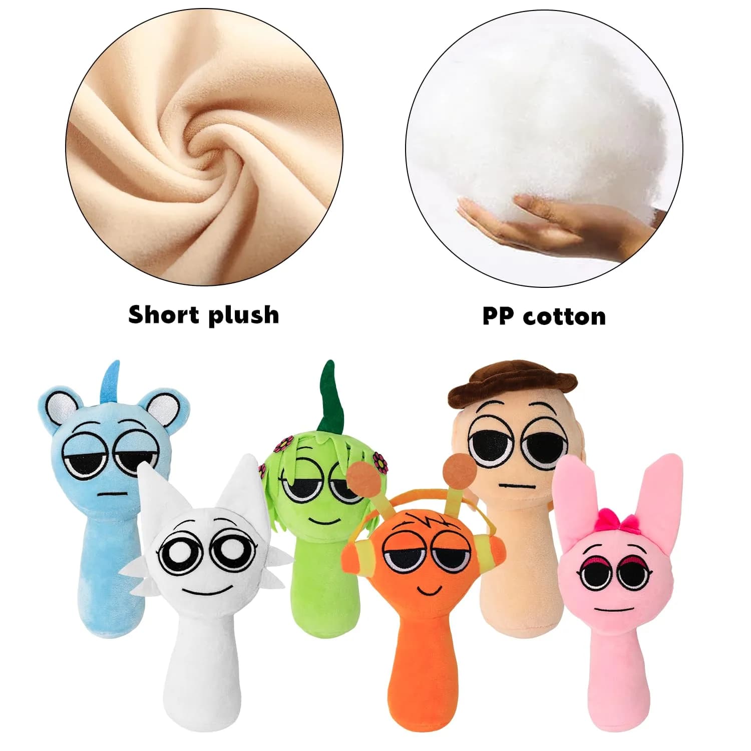 Generic Sprunky Plushies Set of 4 | Soft & Fun Stuffed Toys for Fans - view 3