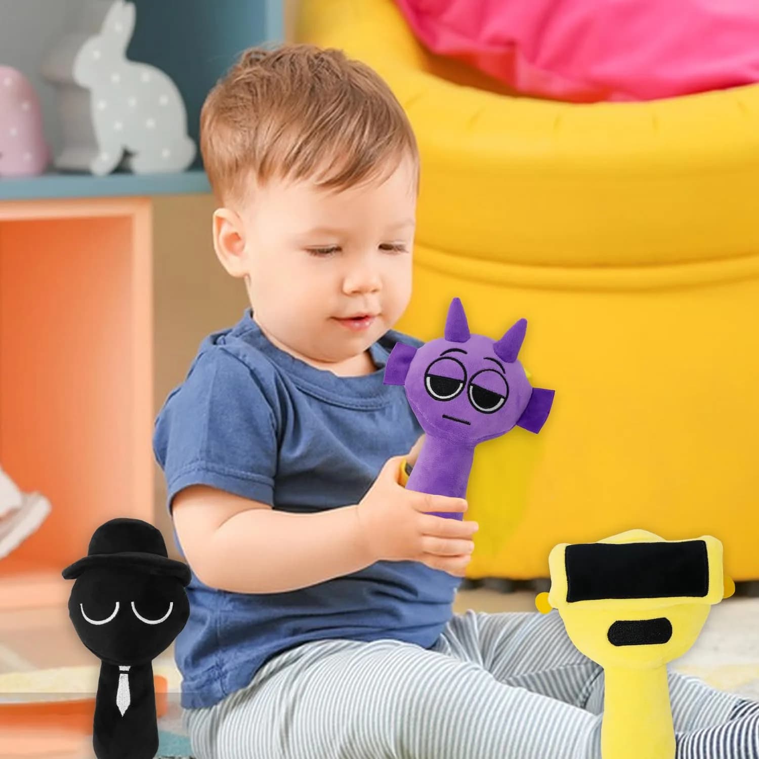 Generic Sprunky Plushies Set of 4 | Soft & Fun Stuffed Toys for Fans - view 6