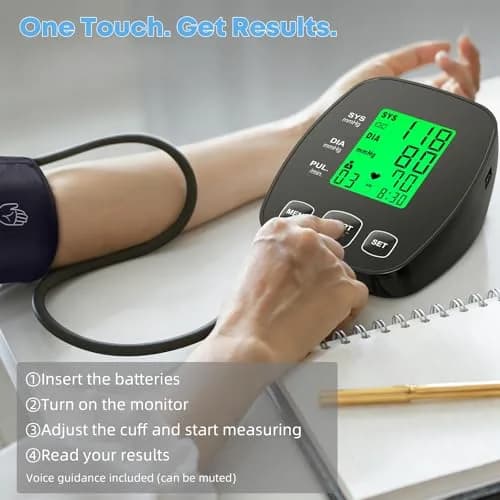 iEarve Pediatric Blood Pressure Monitor with 2 Size Cuffs | Clinically Validated for Home Use thumbnail 2