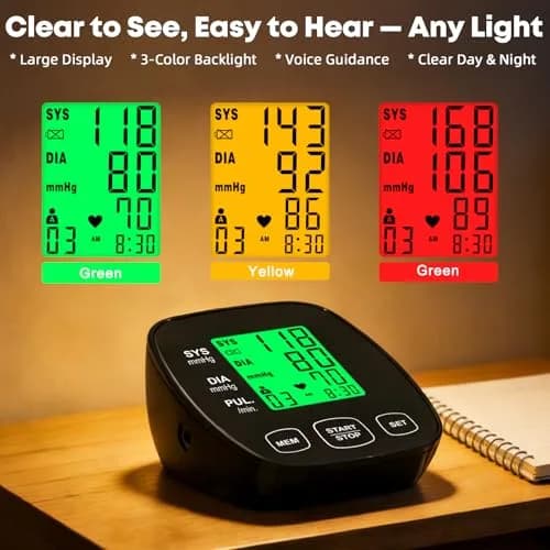 iEarve Pediatric Blood Pressure Monitor with 2 Size Cuffs | Clinically Validated for Home Use thumbnail 3