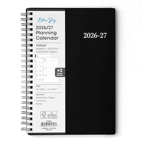 Blue Sky 2026-2027 Weekly & Monthly Academic Planner, 5" x 8" (12.7cm x 20.3cm) | Enterprise Collection thumbnail 1