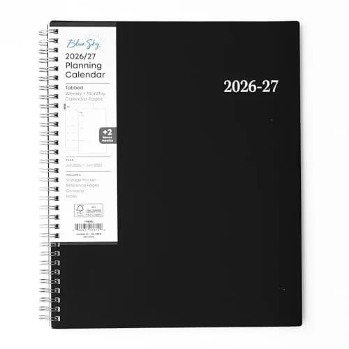 Blue Sky Enterprise Academic Planner 2026-2027 21.6 x 27.9 cm (8.5"x11") | Professional Planning with Laminated Tabs thumbnail 1