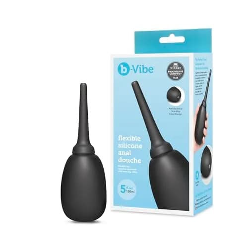 b-Vibe Classic Enema Anal Douche 150ml (5 fl oz) | Soft Cleansing Bulb for Intimate Hygiene thumbnail 1