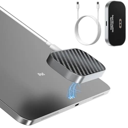 YACAISI Magnetic Wireless Charger for iPad Pro 12.9inch 3rd-6th Gen & iPad Air 13 M2/M3 | 18W Fast Charging thumbnail 1