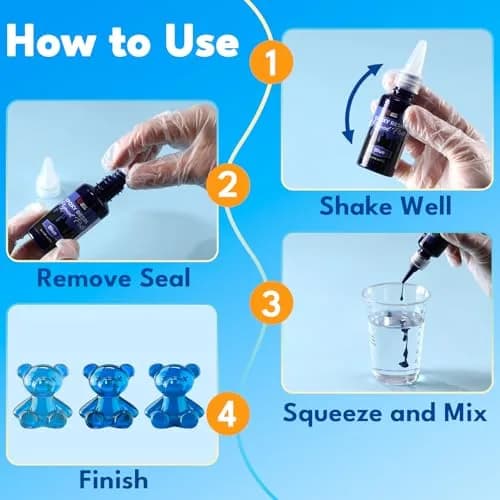 LET'S RESIN 8-Color Resin Pigment Paste Set 3.92ml (Pack of 8) | Concentrated Epoxy Dye for Translucent to Opaque Effects thumbnail 7